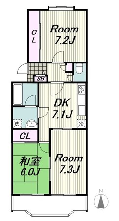 クレセール湘南の物件間取画像
